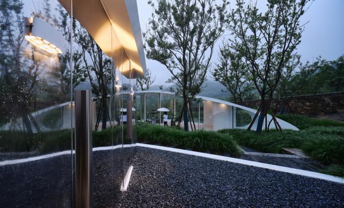 BIM建筑|云海遗贝：泰山九女峰泡池及配套设施 / gad · line+ studio