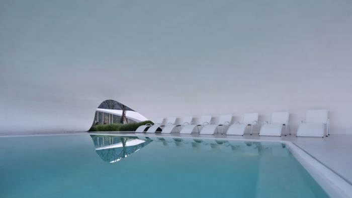 BIM建筑|云海遗贝：泰山九女峰泡池及配套设施 / gad · line+ studio