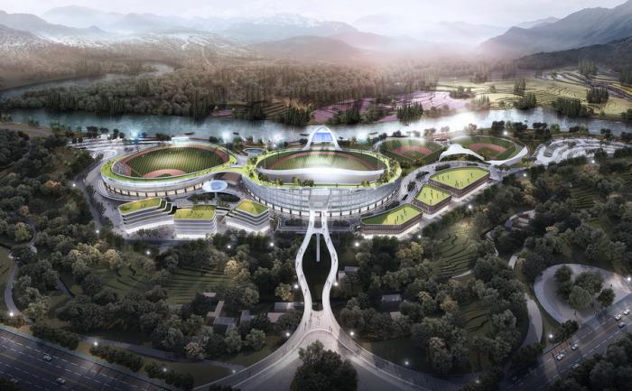 BIM建筑|云南省腾冲市国际棒球运动公园 / 深圳中海世纪建筑设计有限公司