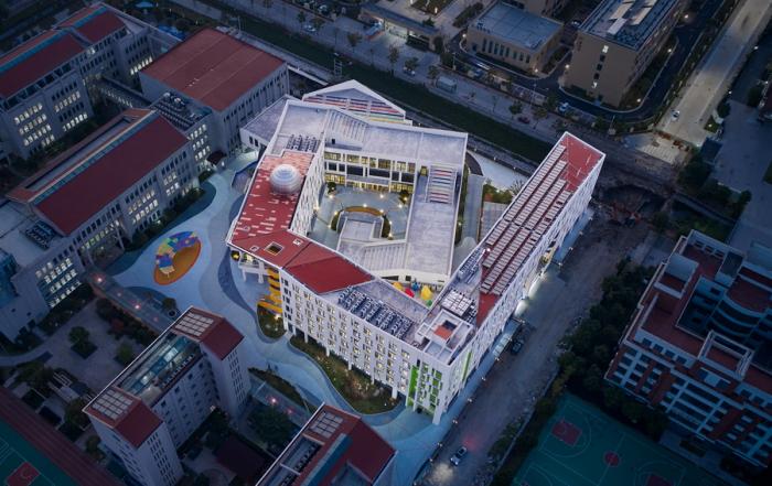 BIM建筑|乐清市育英寄宿学校小学部二期工程 / 中国美术学院风景建筑设计研究总院