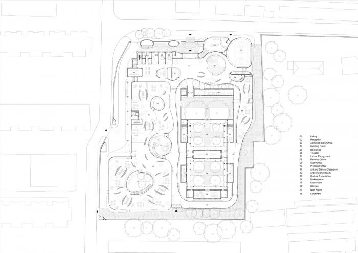 BIM建筑| MAD新作：北京乐成四合院幼儿园，将老北京“捧在手心”