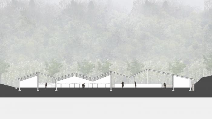 BIM建筑|金城社区五统一公共空间 / 时地建筑工作室