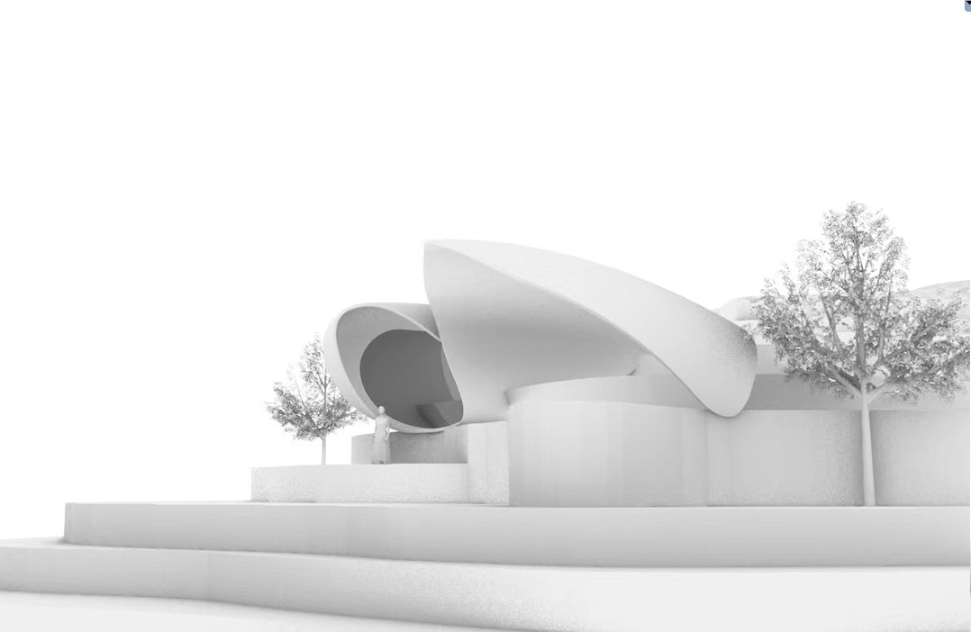 BIM建筑|云海遗贝：泰山九女峰泡池及配套设施 / gad · line+ studio