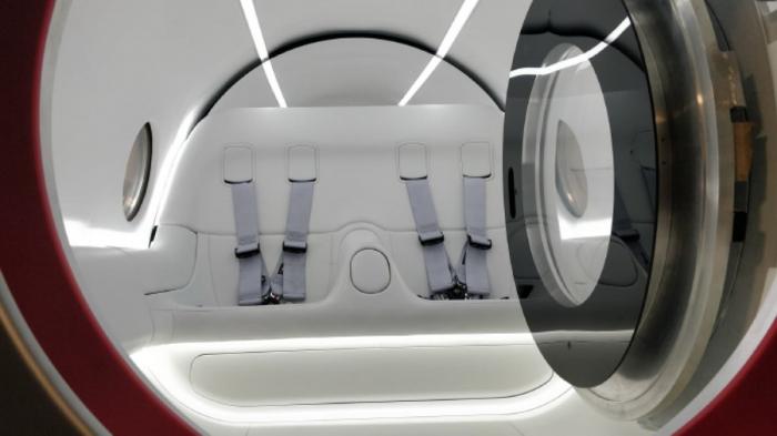 BIM建筑|BIG和Kilo设计的维珍超回路列车“飞马号”吊舱首次搭载乘客