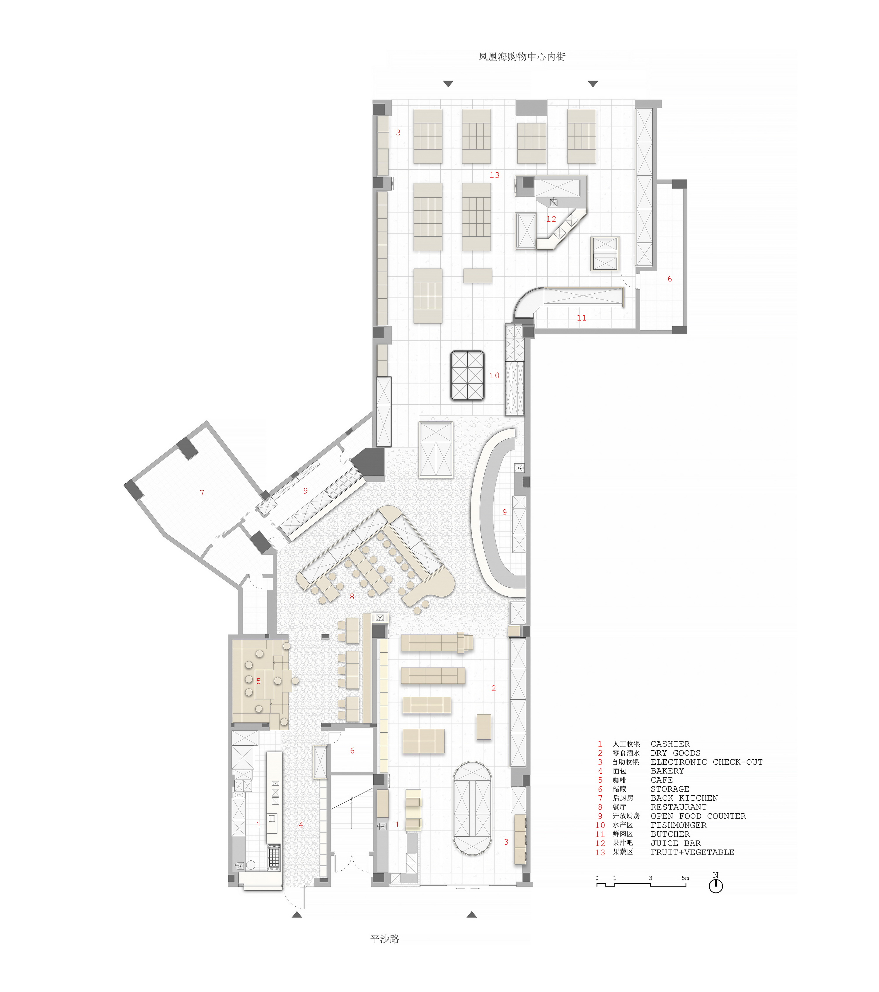 BIM建筑|寻味街市 / LUKSTUDIO 芝作室