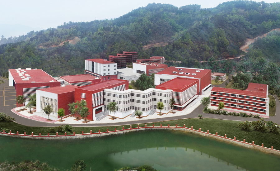 BIM建筑|黔南山地消防与应急救援训练中心 / 西线工作室