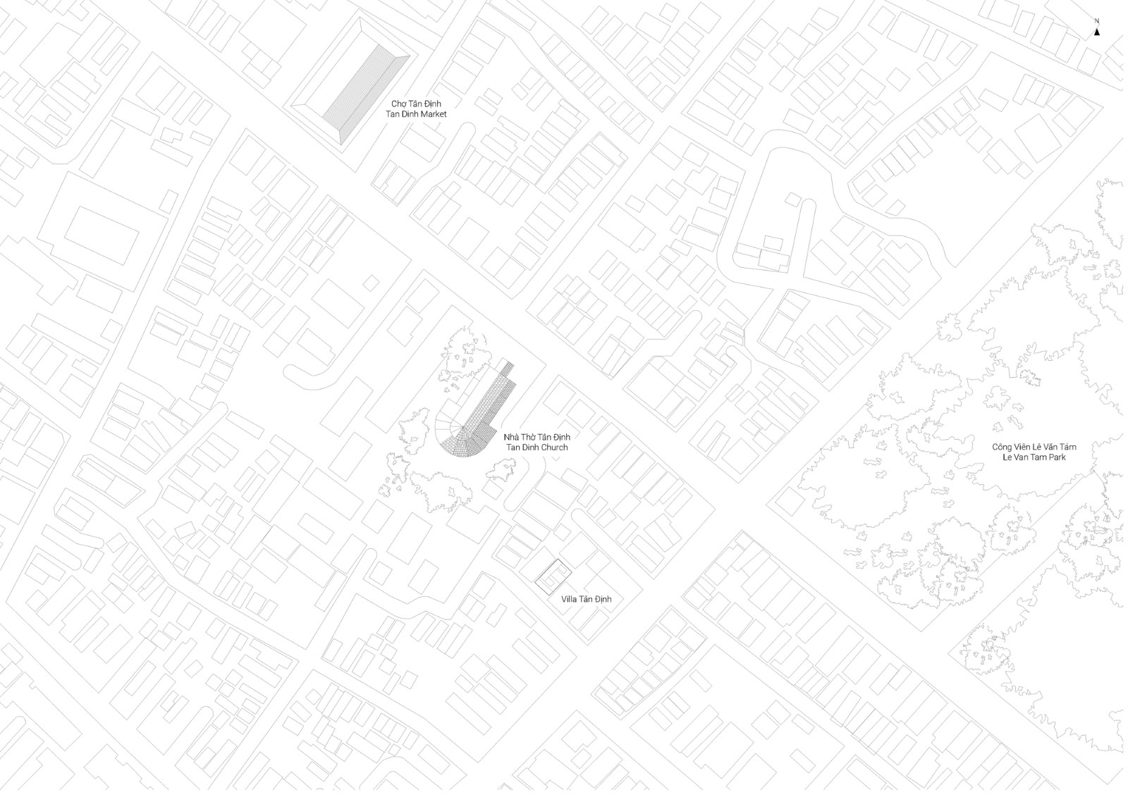 BIM建筑|越南Tan Dinh住宅，简居于“桥上” / MIA Design Studio