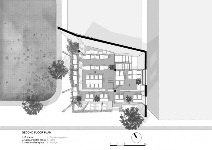 BIM建筑|O2咖啡店，越南 / MW archstudio