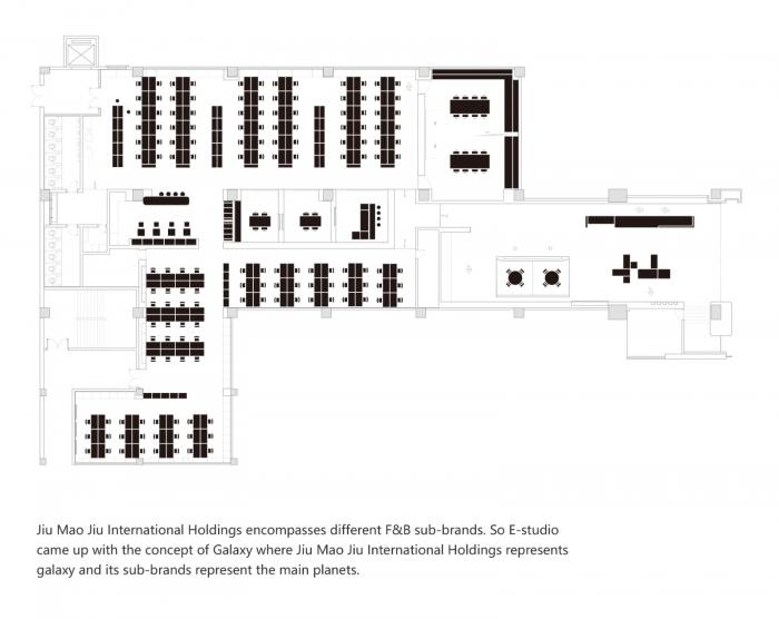 BIM建筑|九毛九集团办公室 / E Studio壹所设计