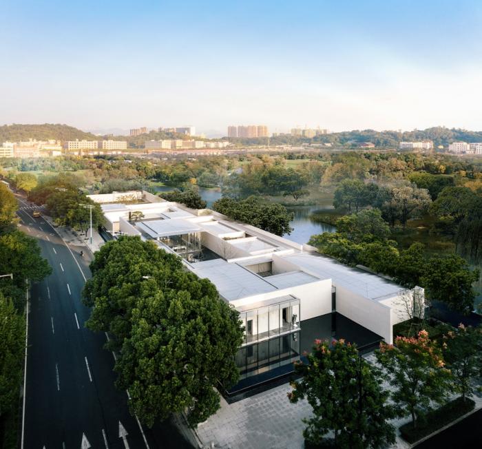 BIM建筑|十棵大香樟下的三进院子：未来城展示馆 / 孟凡浩-gad · line+ studio