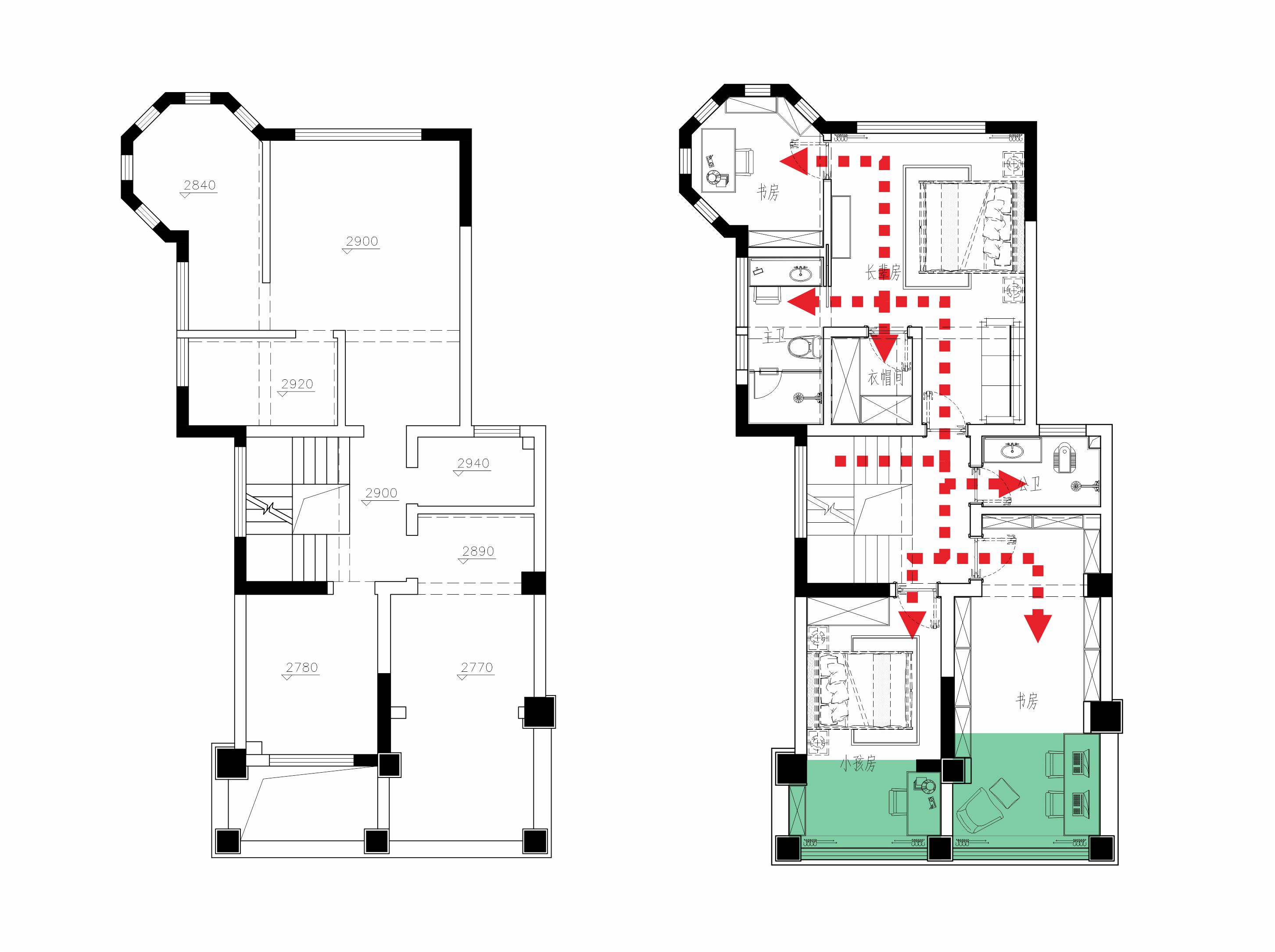 BIM建筑|书境 / 长空创作