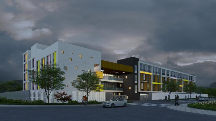 BIM建筑|广西壮族自治区直属机关第二幼儿园，中国 / 广西中盛建筑设计有限公司