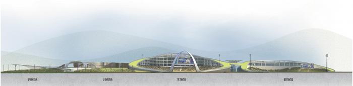BIM建筑|云南省腾冲市国际棒球运动公园 / 深圳中海世纪建筑设计有限公司