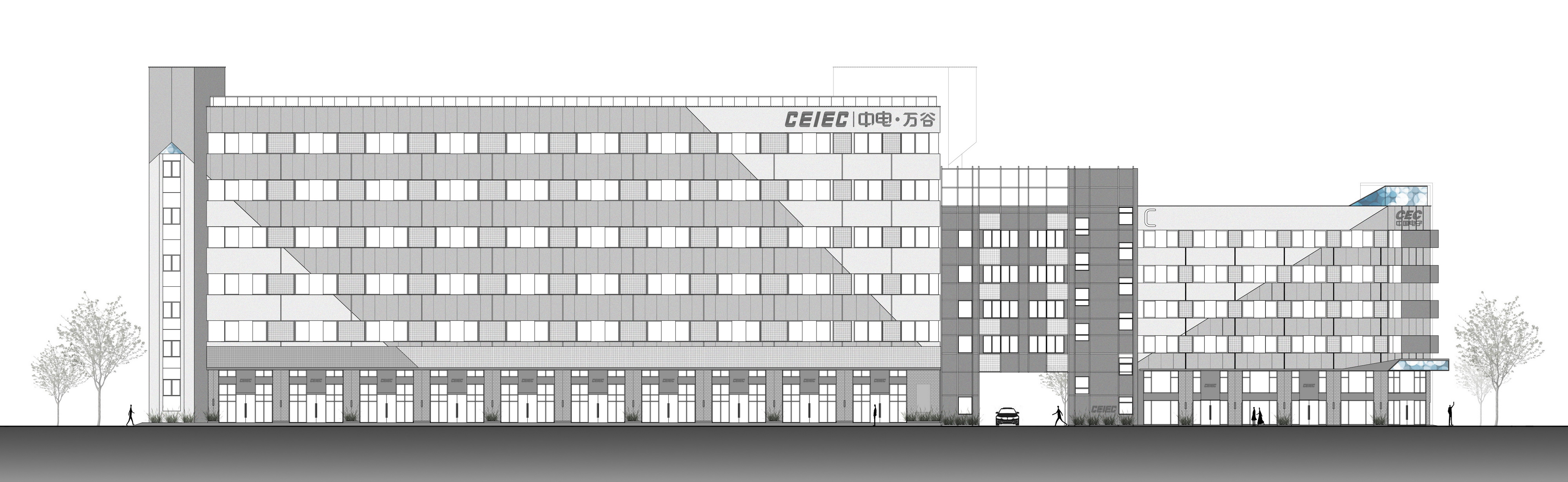 BIM建筑|中电・万谷 / COLORFULL 昱景设计