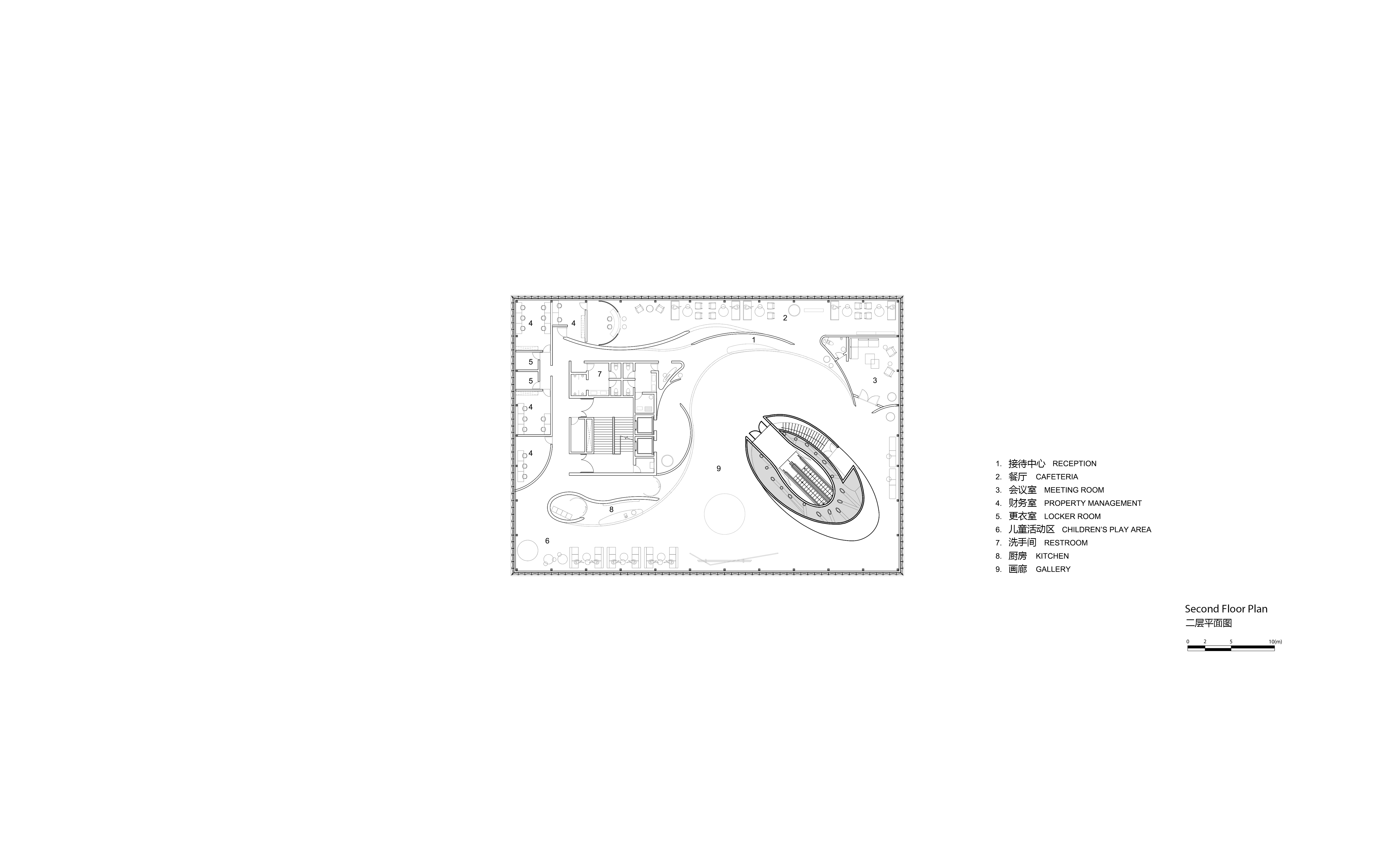 BIM建筑|漂浮之门——西安沣东新城莱安社区中心 / EID Architecture