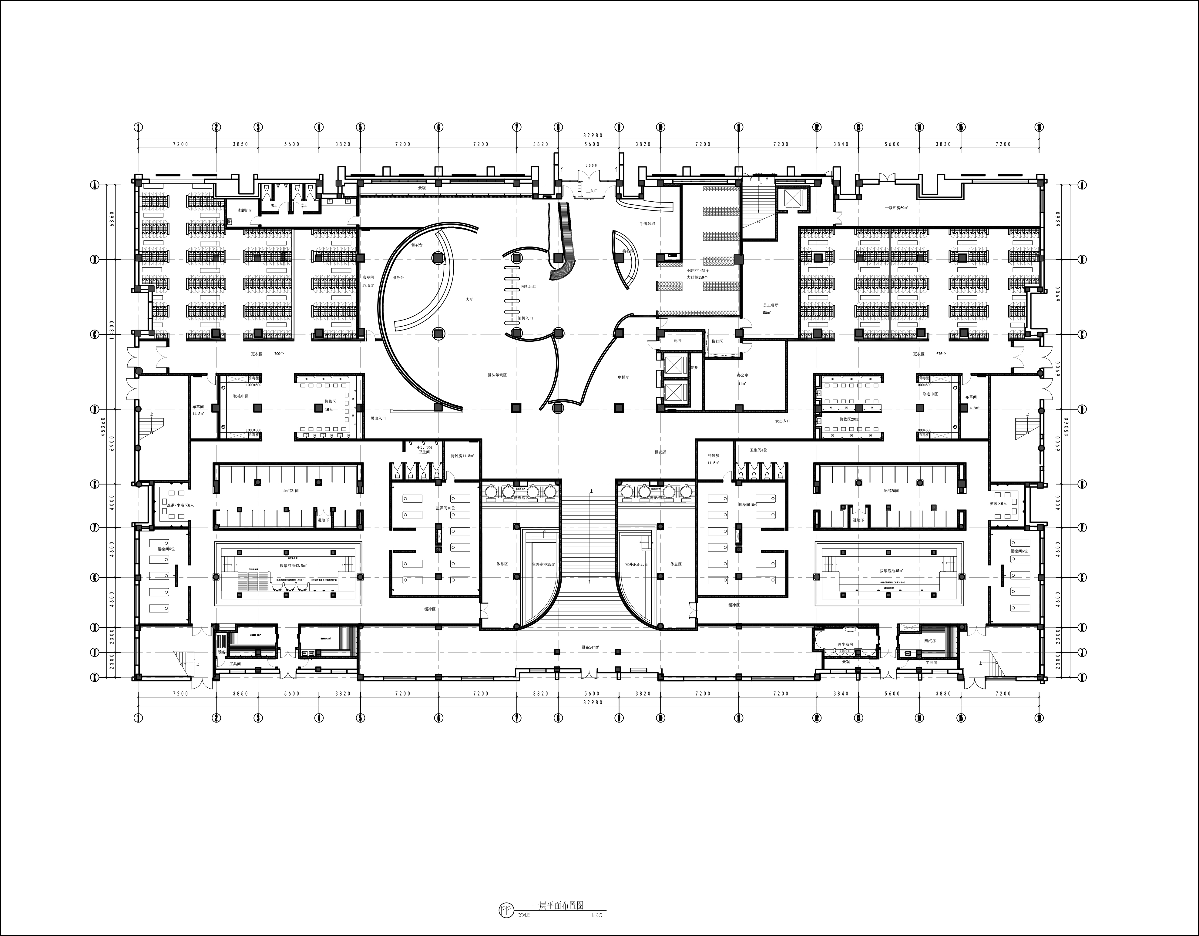 BIM建筑|水裹·汤泉 / 对角线设计