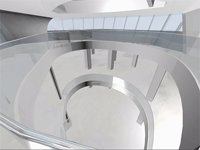 BIM建筑|上海虹桥首个当代艺术馆：一只“机翼”，跳脱于方盒子城市肌理 / 三益设计