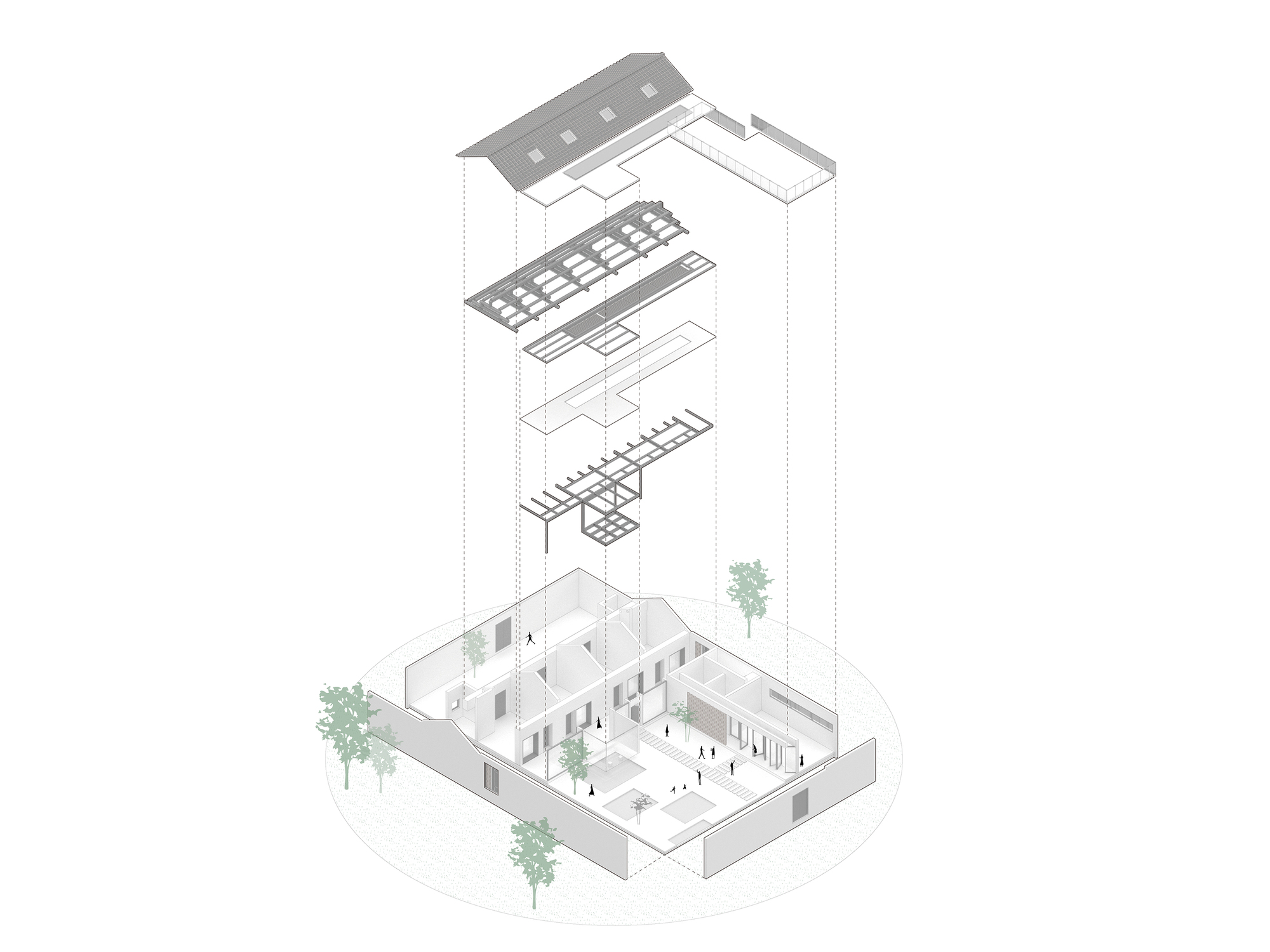 BIM建筑|丘山居 / 原榀建筑