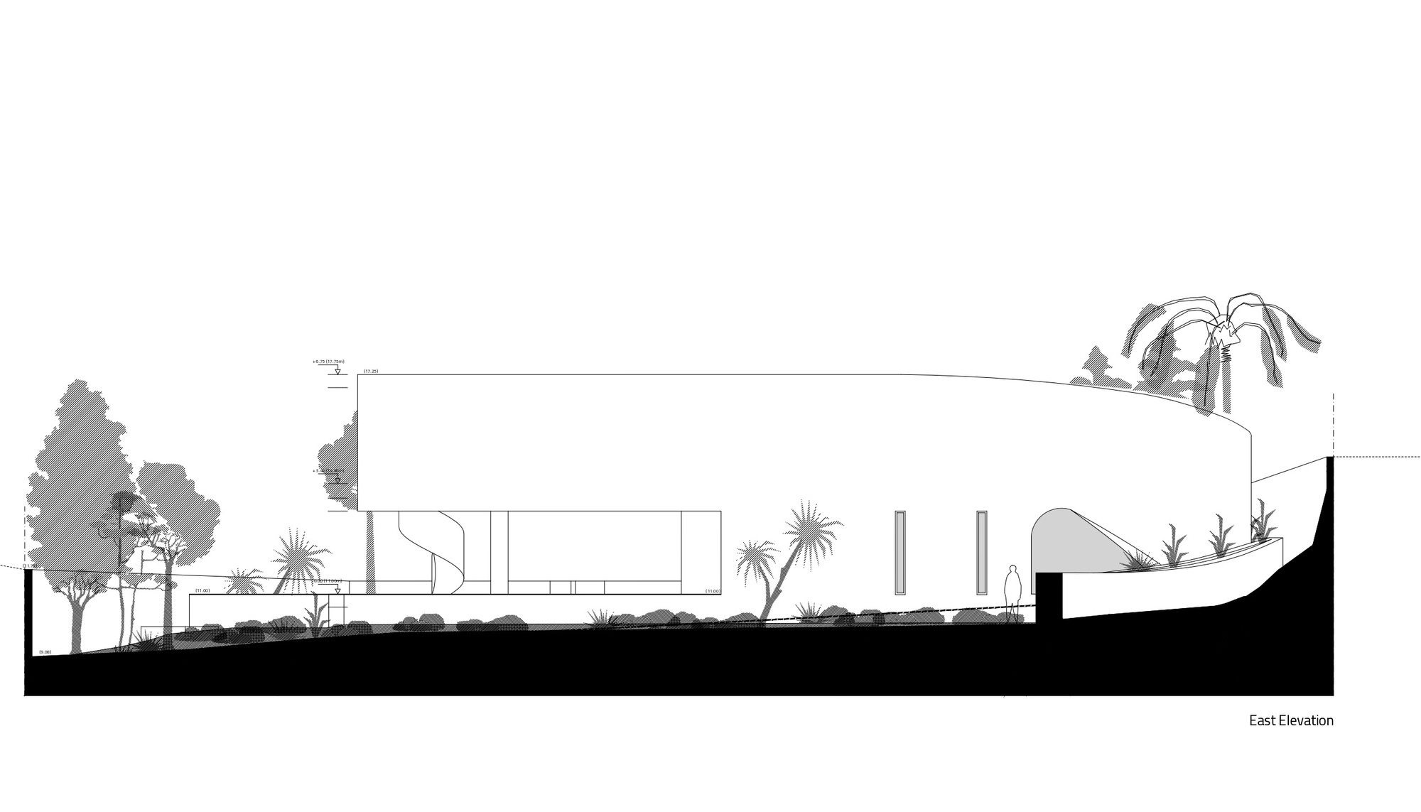 BIM建筑|葡萄牙 Dorfler 住宅，大胆而优雅的曲线 / Vitor Vilhena Arquitectura