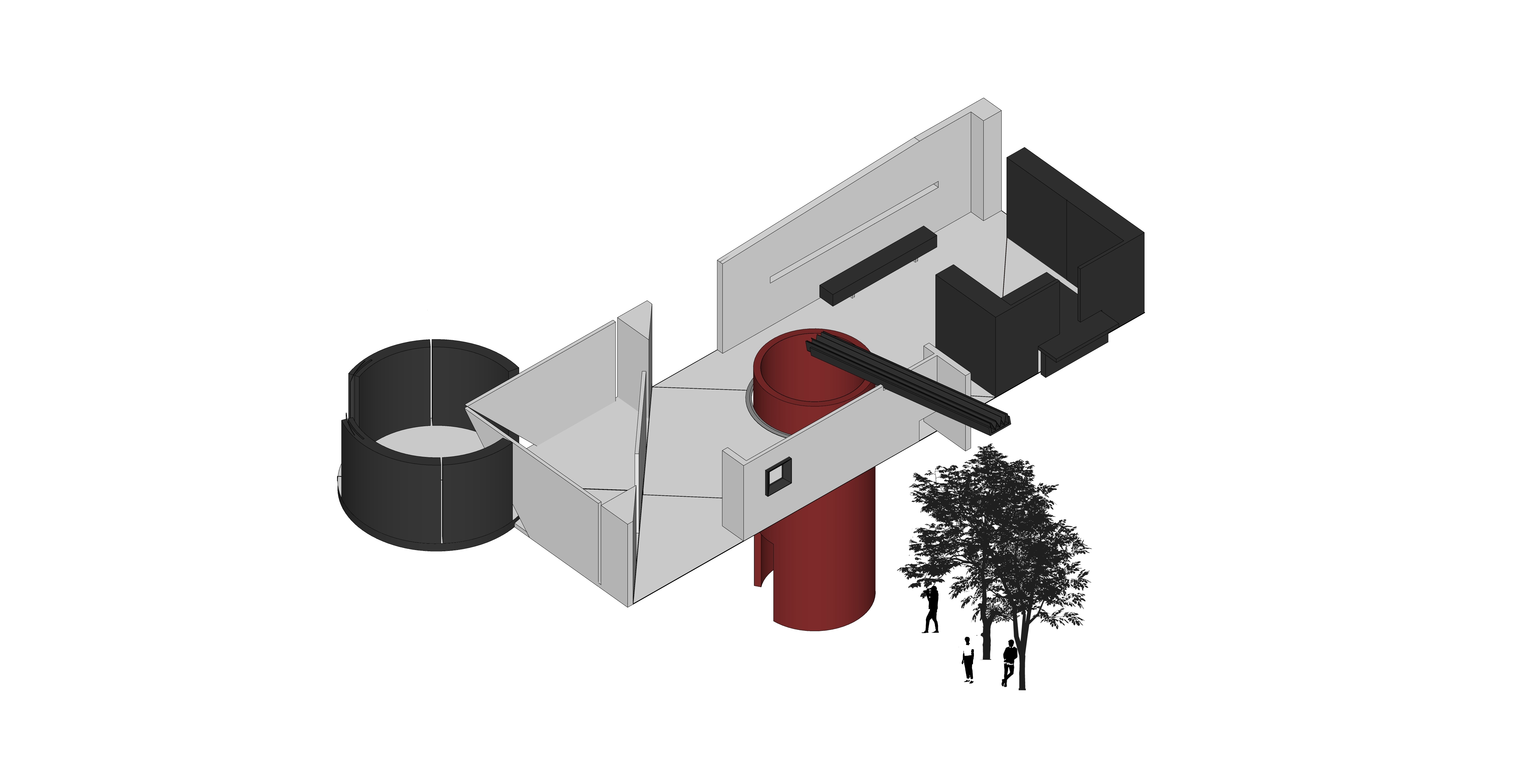 BIM建筑|麦蒙服饰办公前厅，自然奇趣 / 正方良行设计
