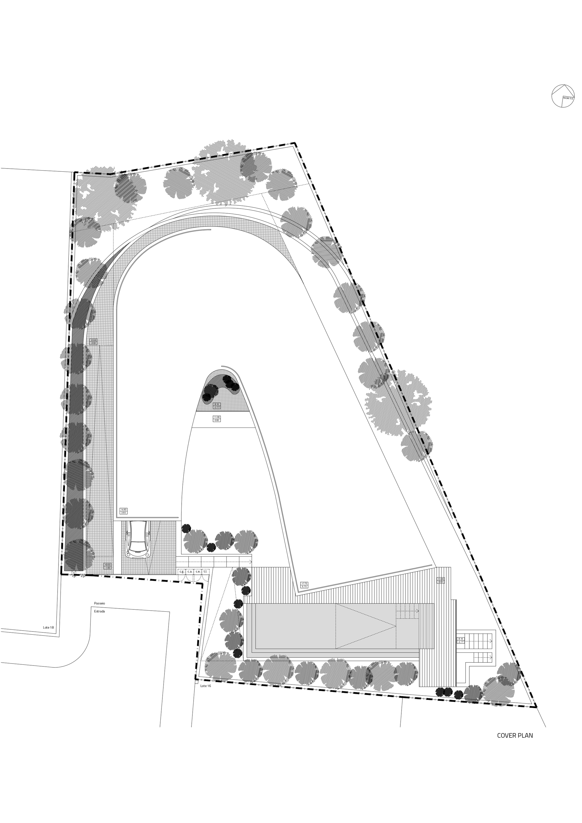 BIM建筑|葡萄牙 Dorfler 住宅，大胆而优雅的曲线 / Vitor Vilhena Arquitectura