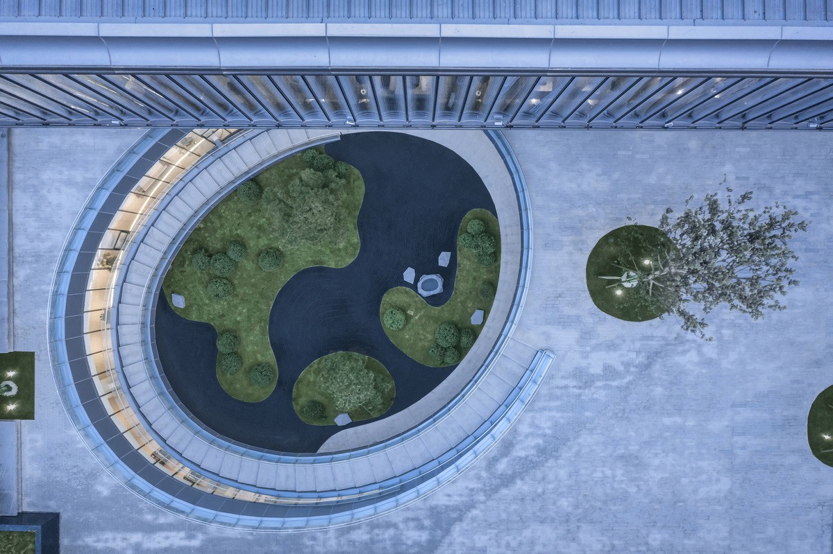 BIM建筑|漂浮之门——西安沣东新城莱安社区中心 / EID Architecture