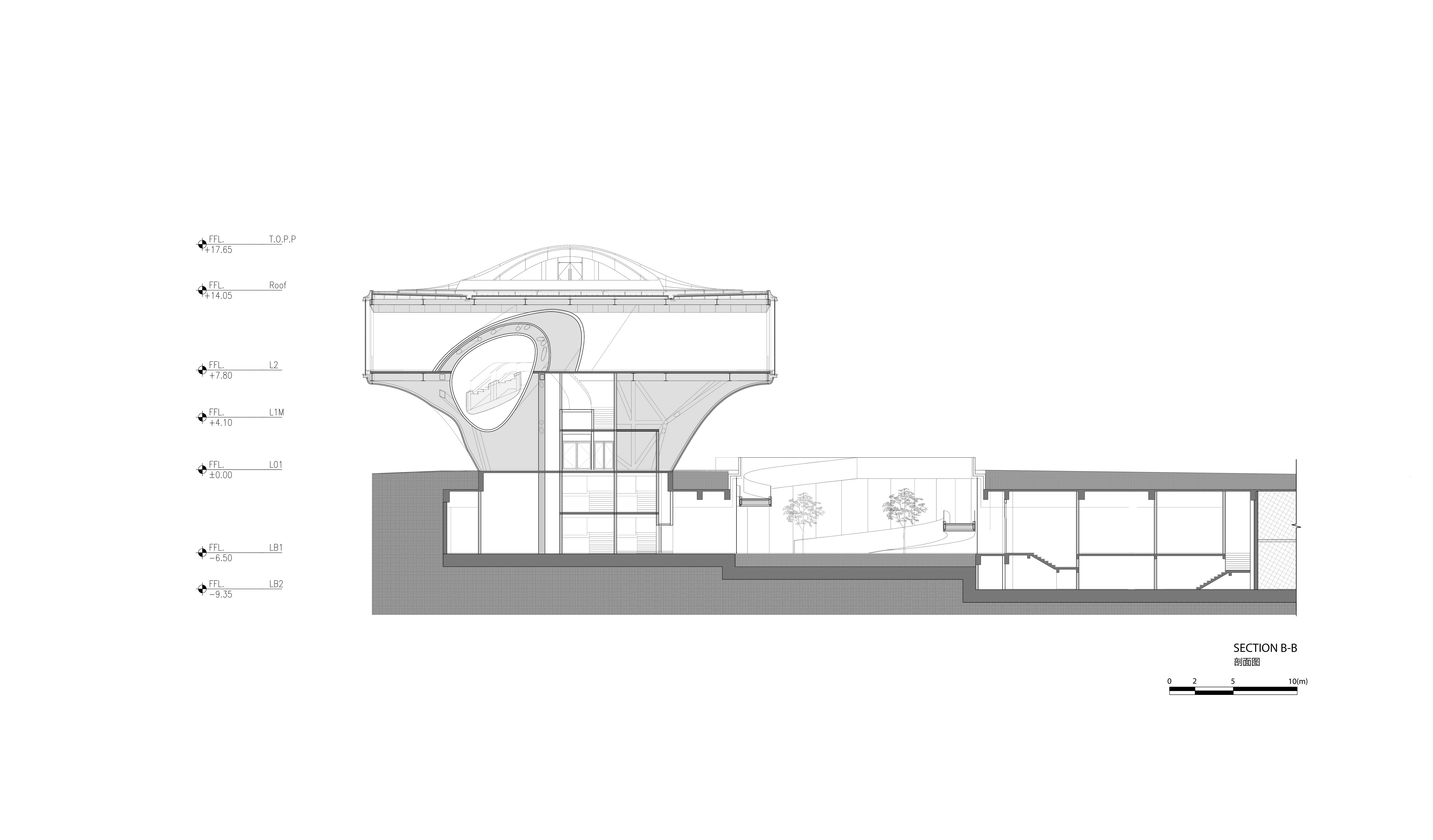 BIM建筑|漂浮之门——西安沣东新城莱安社区中心 / EID Architecture
