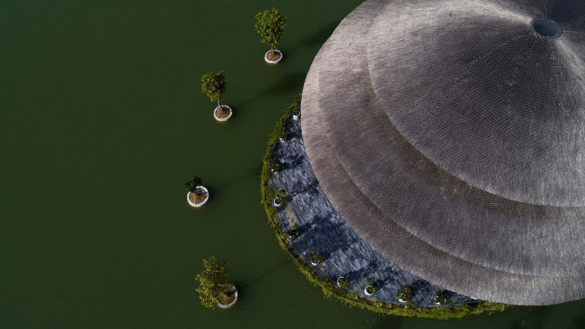 BIM建筑|维达纳受蕴餐厅，模块化竹制架构 / 武重义建筑事务所