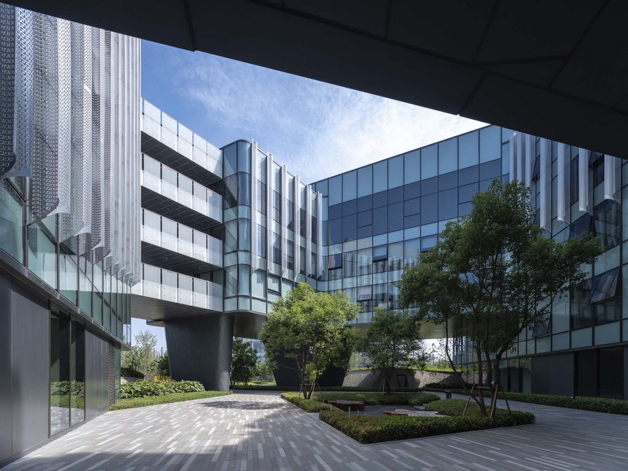 BIM建筑|南京生态科技岛新纬壹科技园区 / NBBJ