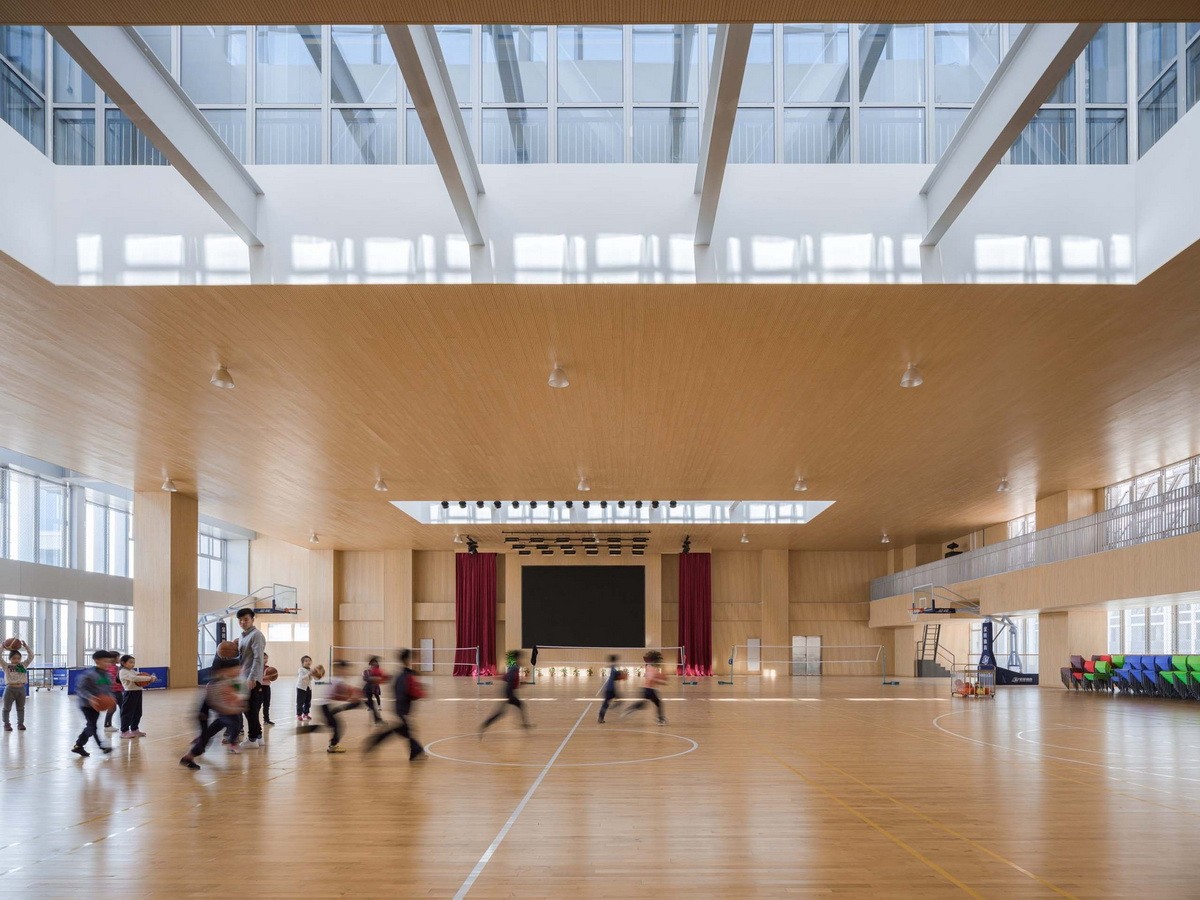 BIM建筑|华东师范大学第二附属中学前滩学校及冰厂田前滩幼儿园 / 致正建筑工作室+大正建筑事务所