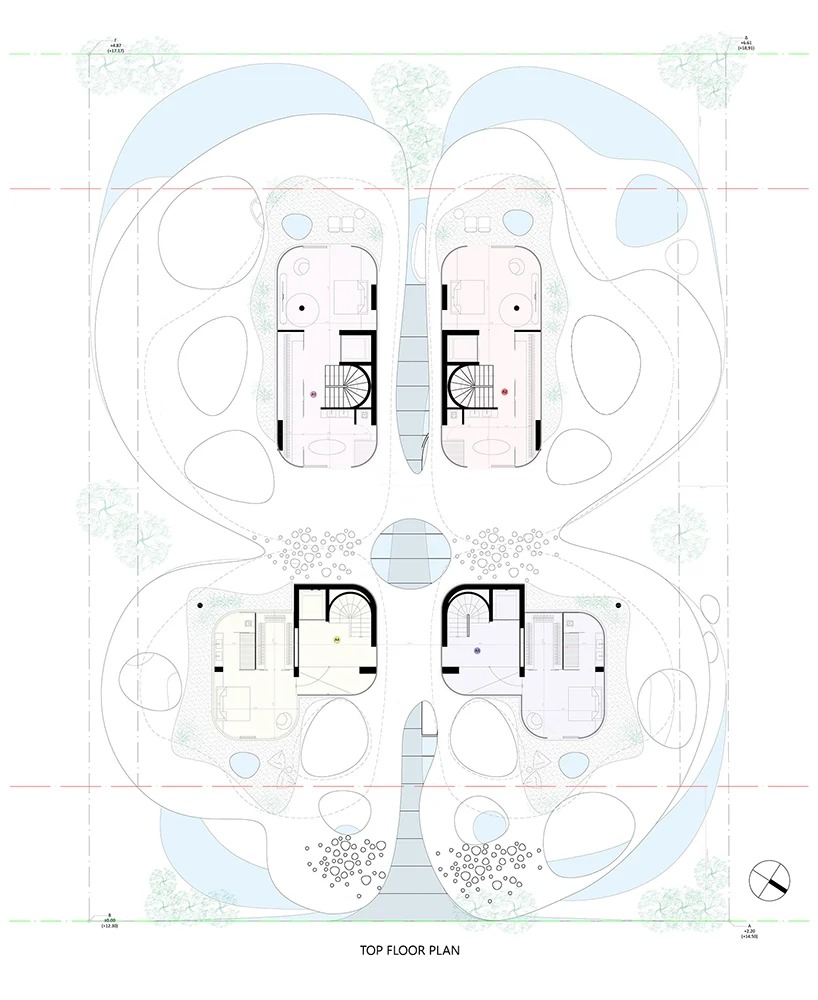 BIM建筑|来自自然的蝴蝶型住宅 | 314建筑工作室