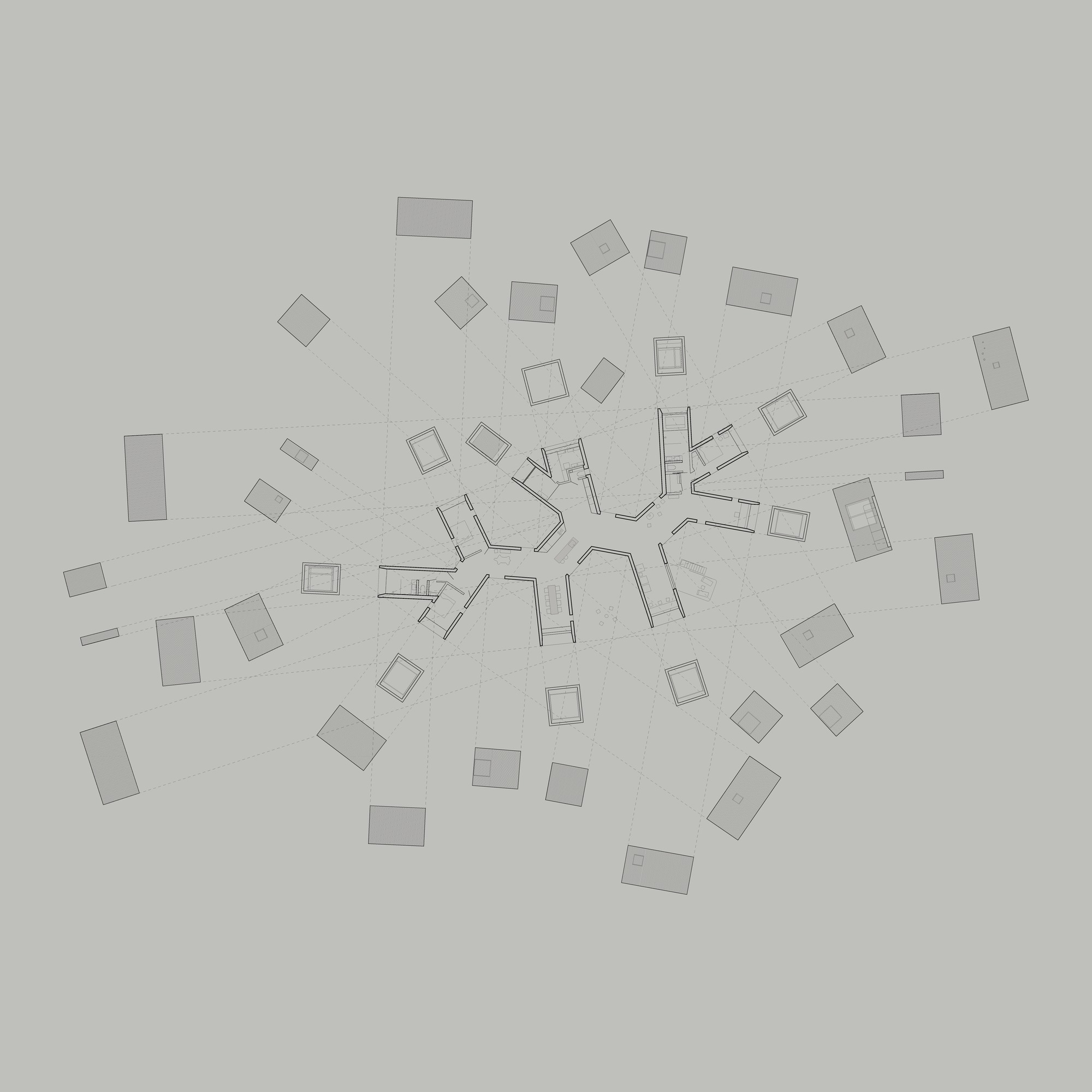 BIM建筑|北海道森林小屋，延伸的“触角” / Florian Busch Architects