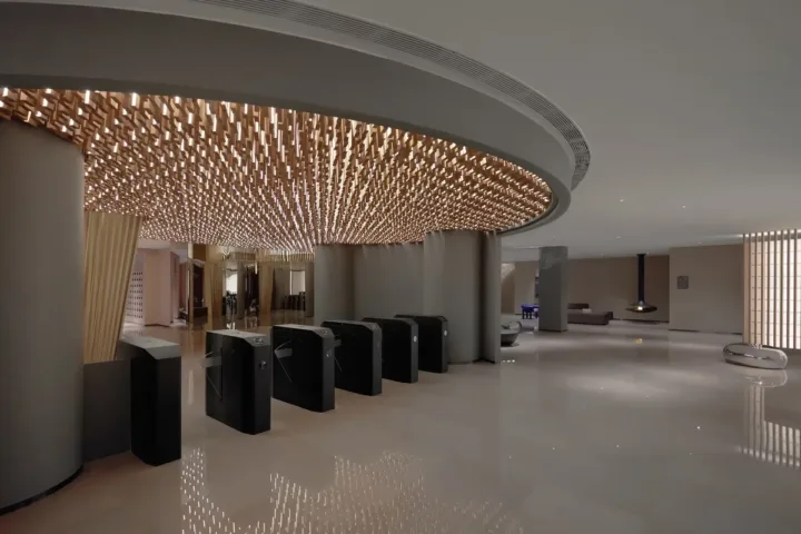 BIM建筑|水裹·汤泉 / 对角线设计