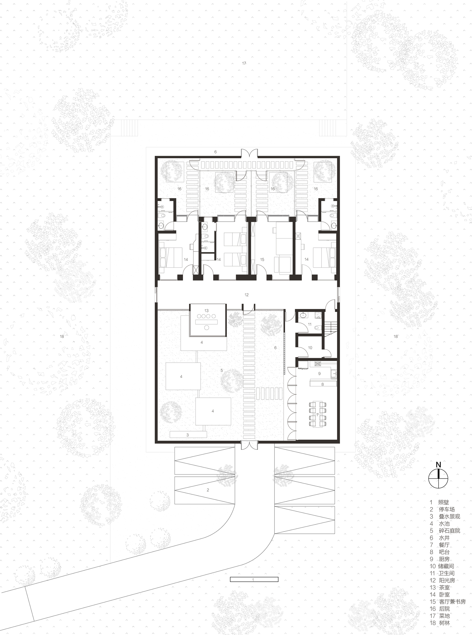 BIM建筑|丘山居 / 原榀建筑