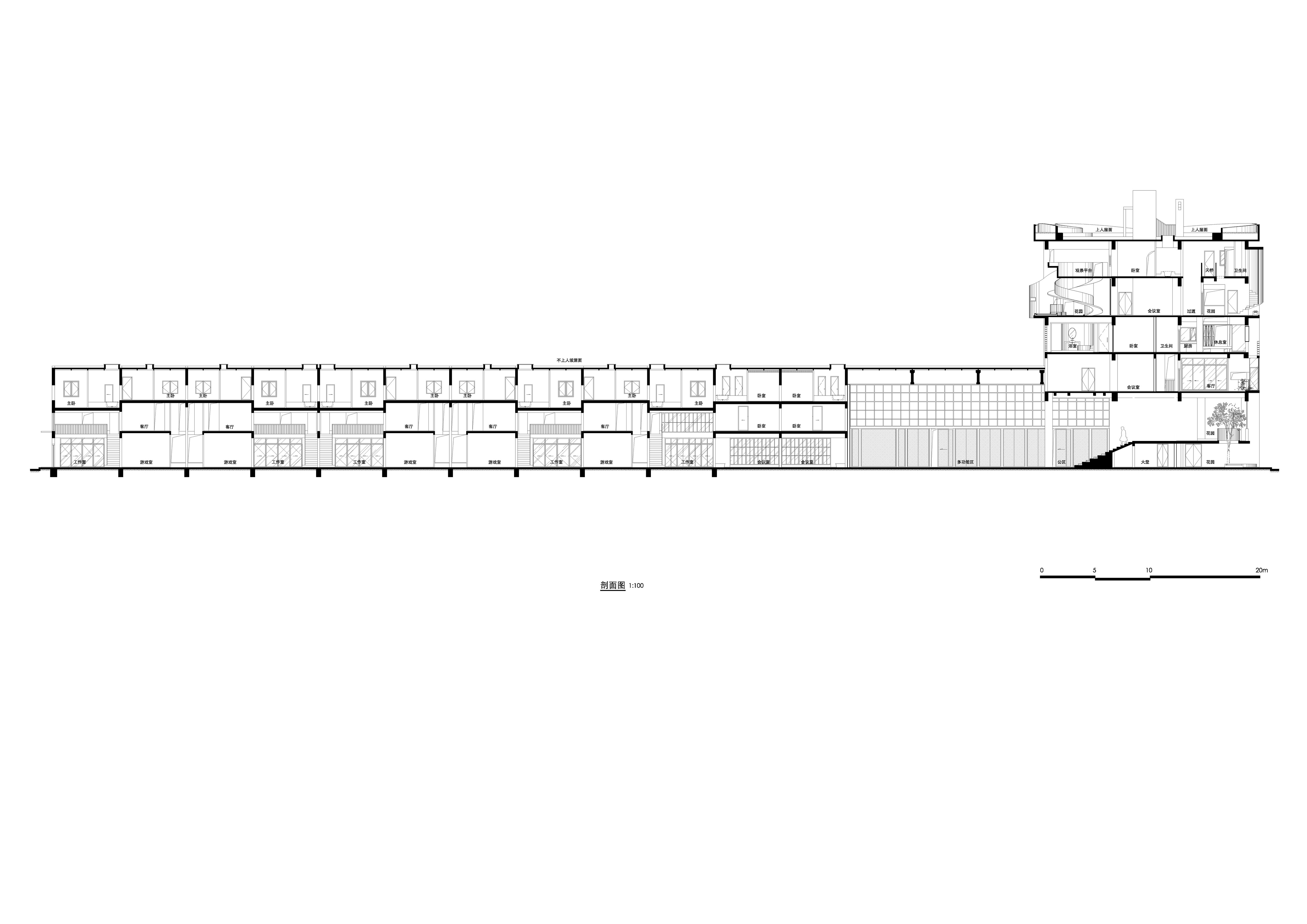 BIM建筑|紫泥十二门无界社区 / 扉建筑