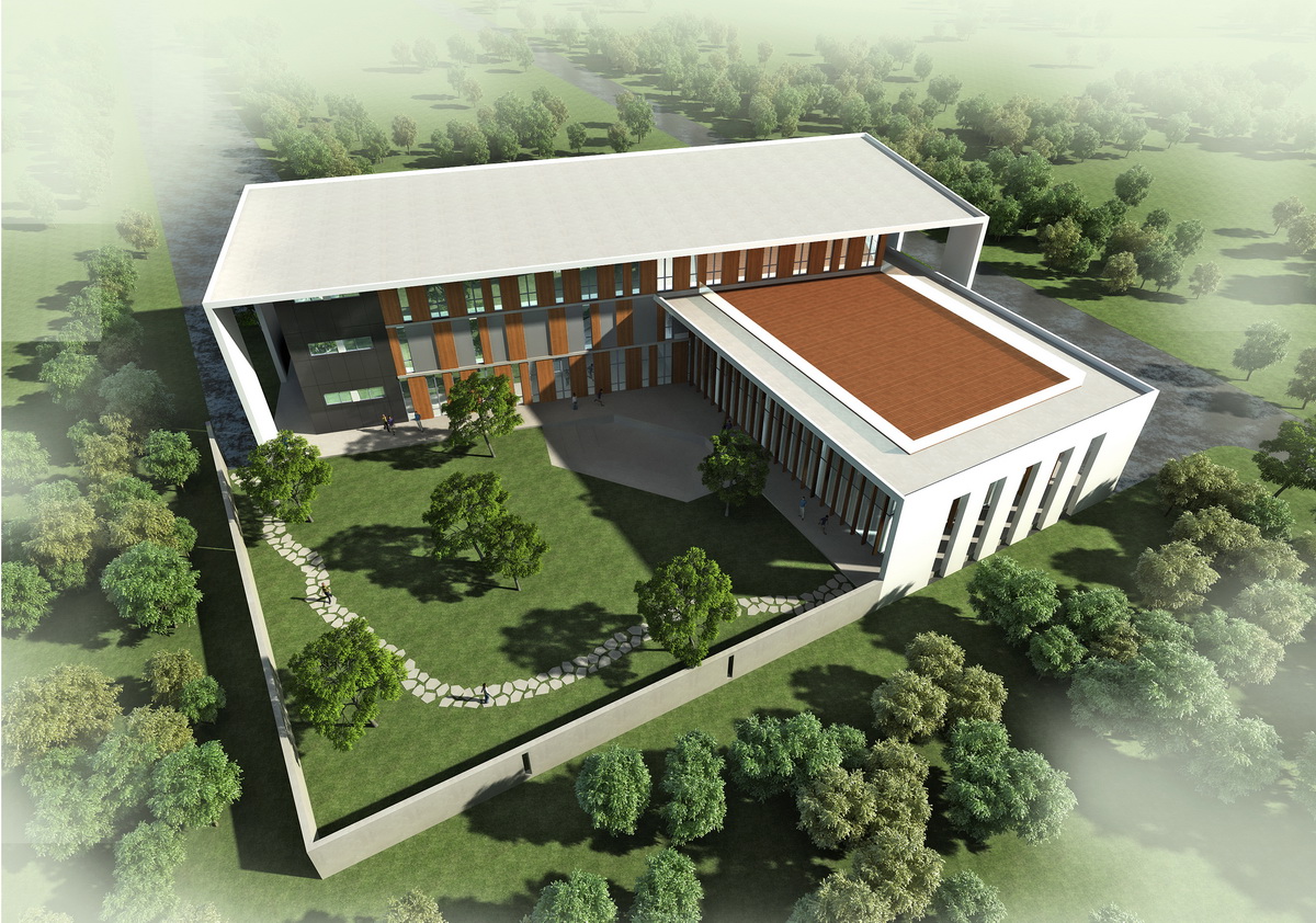 BIM建筑|广西贺州市.平桂档案馆——简洁至上 / 广西中盛建筑设计有限公司