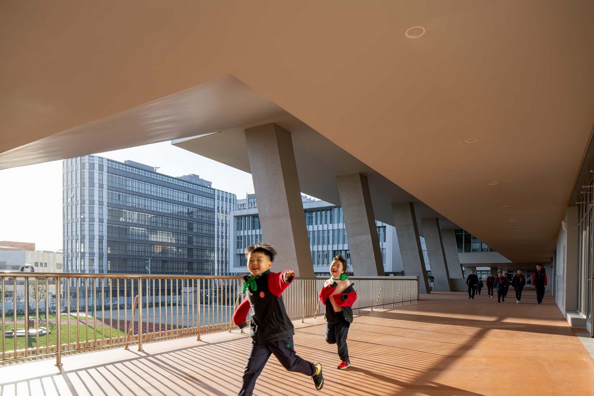 BIM建筑|华东师范大学第二附属中学前滩学校及冰厂田前滩幼儿园 / 致正建筑工作室+大正建筑事务所