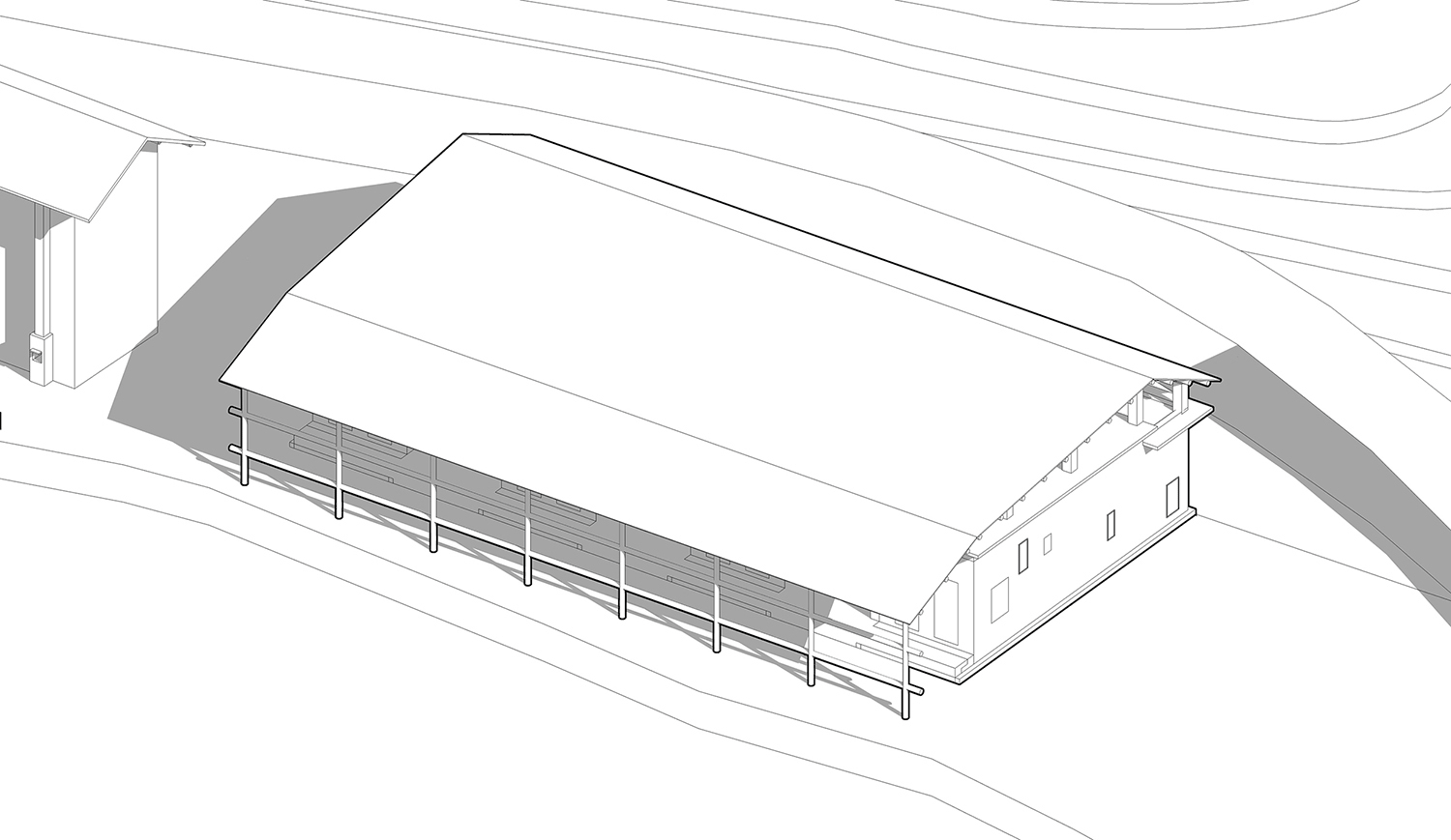 BIM建筑|都团村公共服务中心，福建 / 三文建筑
