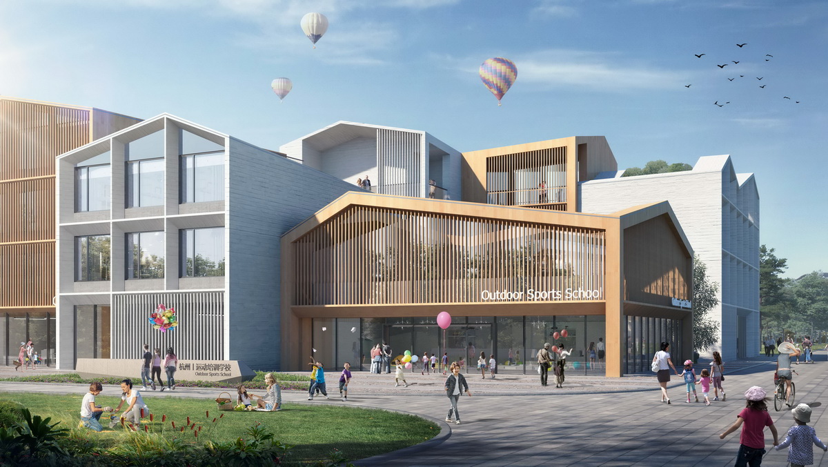 BIM建筑|杭州临安·风之谷户外自然学校 / GWP Architects