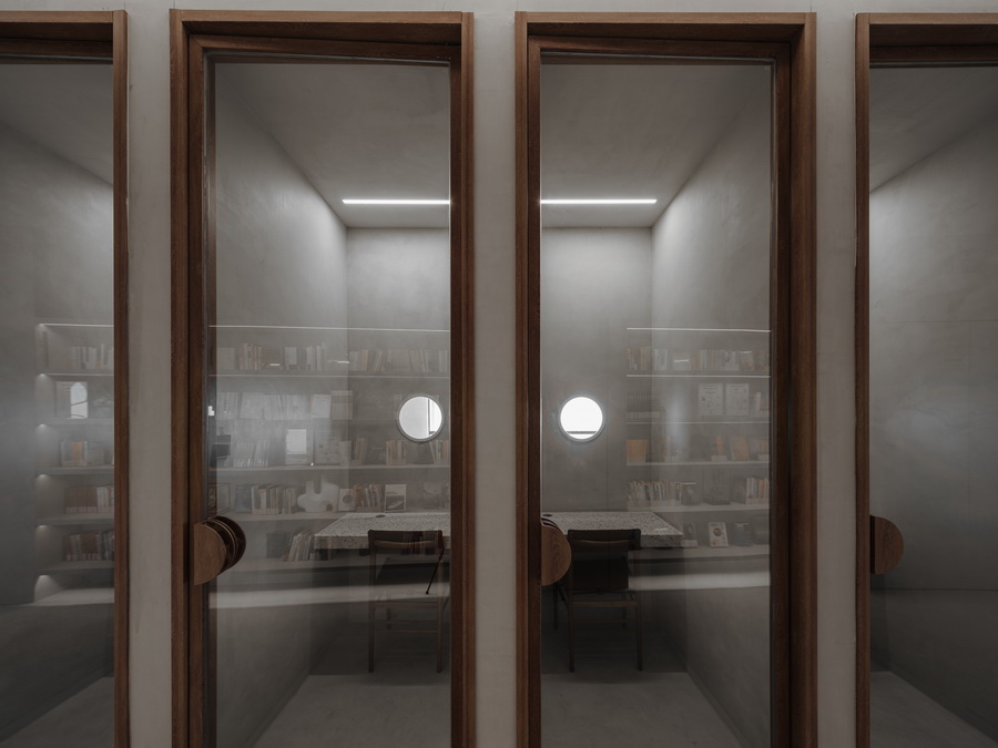 BIM建筑|朝彻书屋——一个抽象的港口城市 / Wutopia Lab