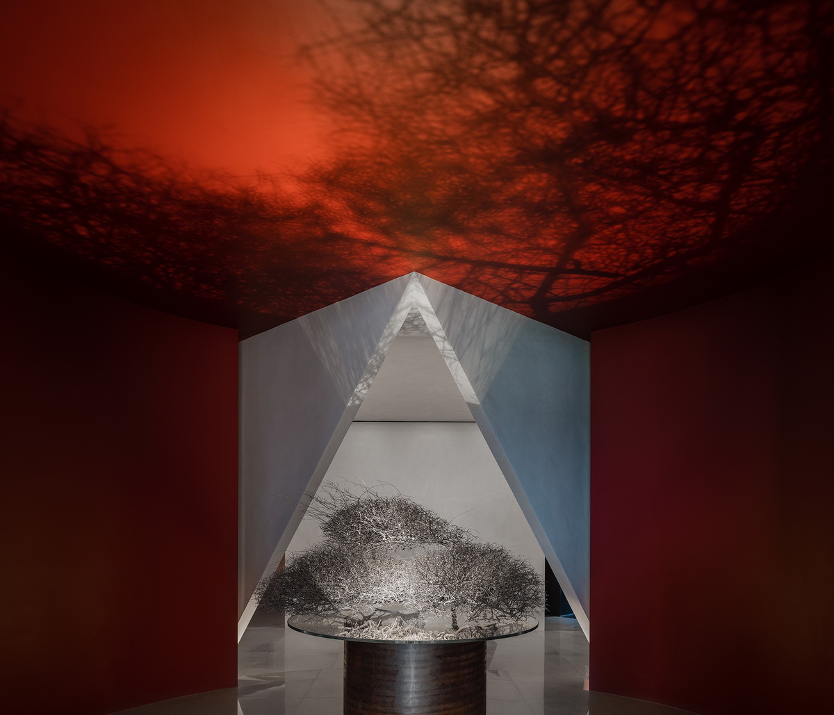 BIM建筑|麦蒙服饰办公前厅，自然奇趣 / 正方良行设计