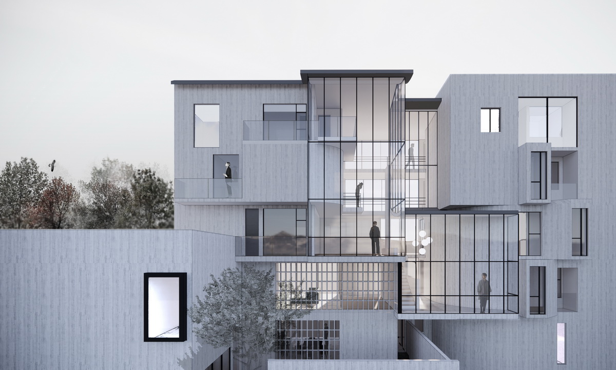 BIM建筑|福建龙岩B&B MIX私人住宅 混合型住宅设计记 / 上海垒空间与建筑设计工作室