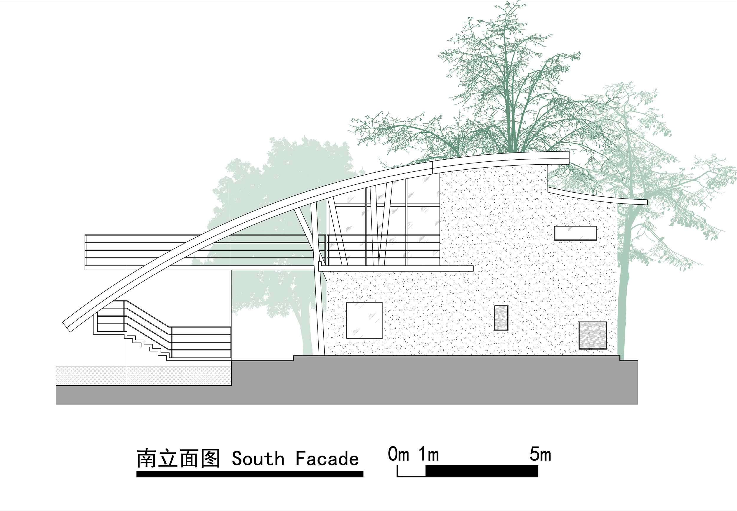 BIM建筑|都团村公共服务中心，福建 / 三文建筑