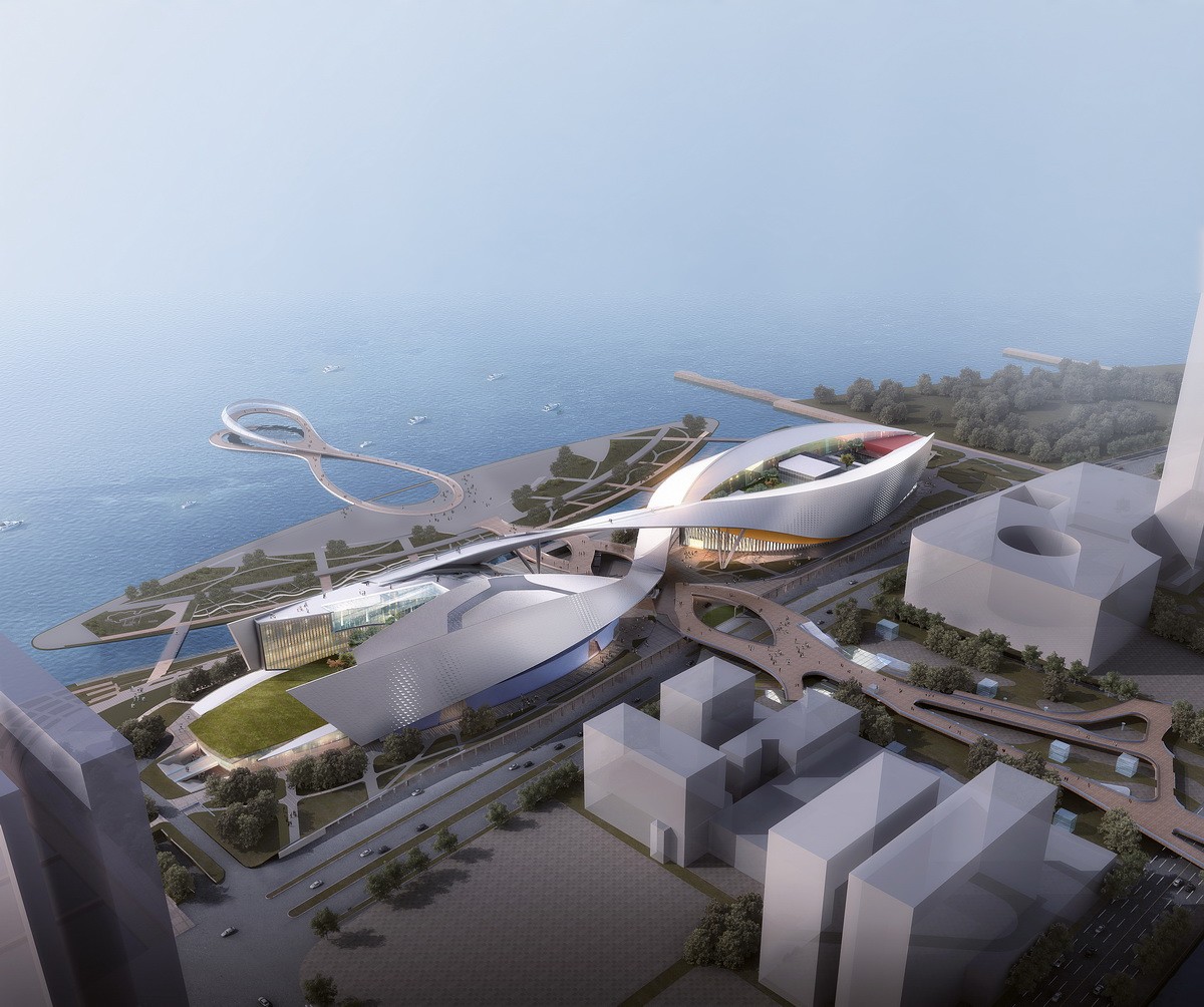 BIM建筑|苏州湾大剧院：太湖之畔的“飘带” / 克里斯蒂安·德·包赞巴克