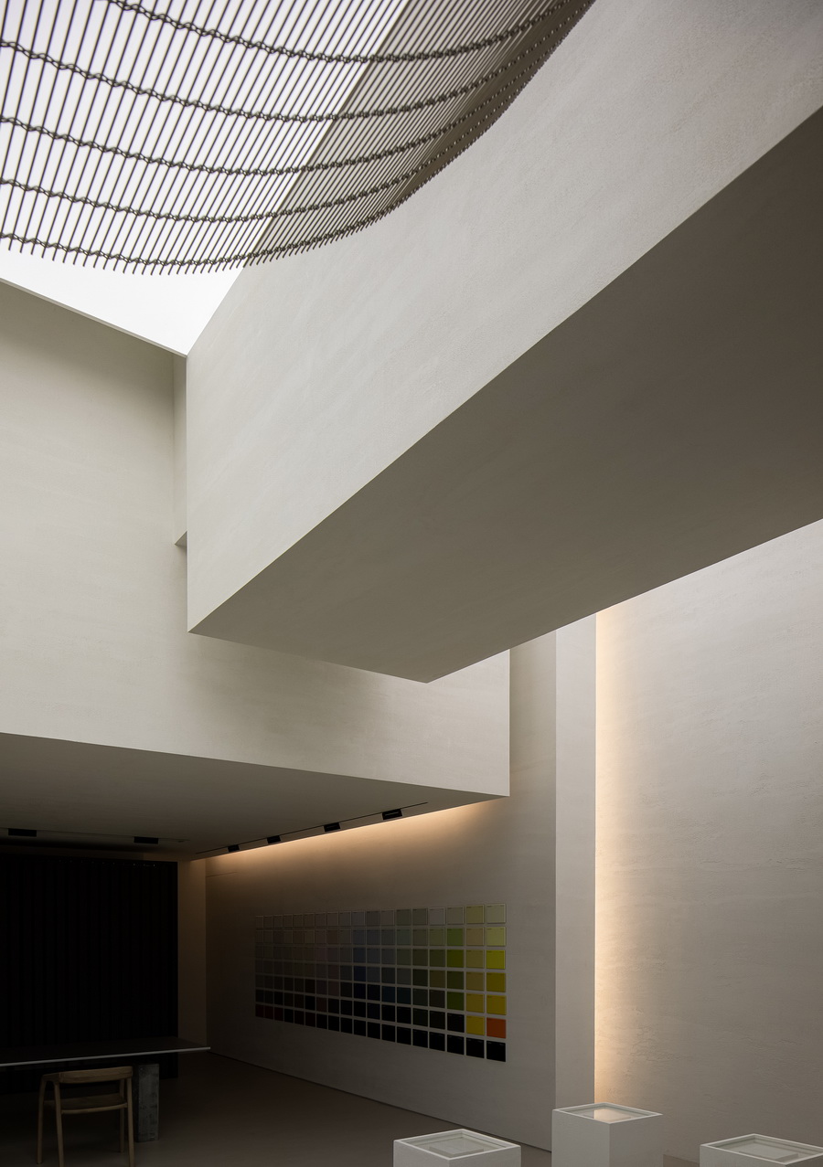 BIM建筑|ANBONG HOME 艺术涂料展厅 / 艾克建筑设计