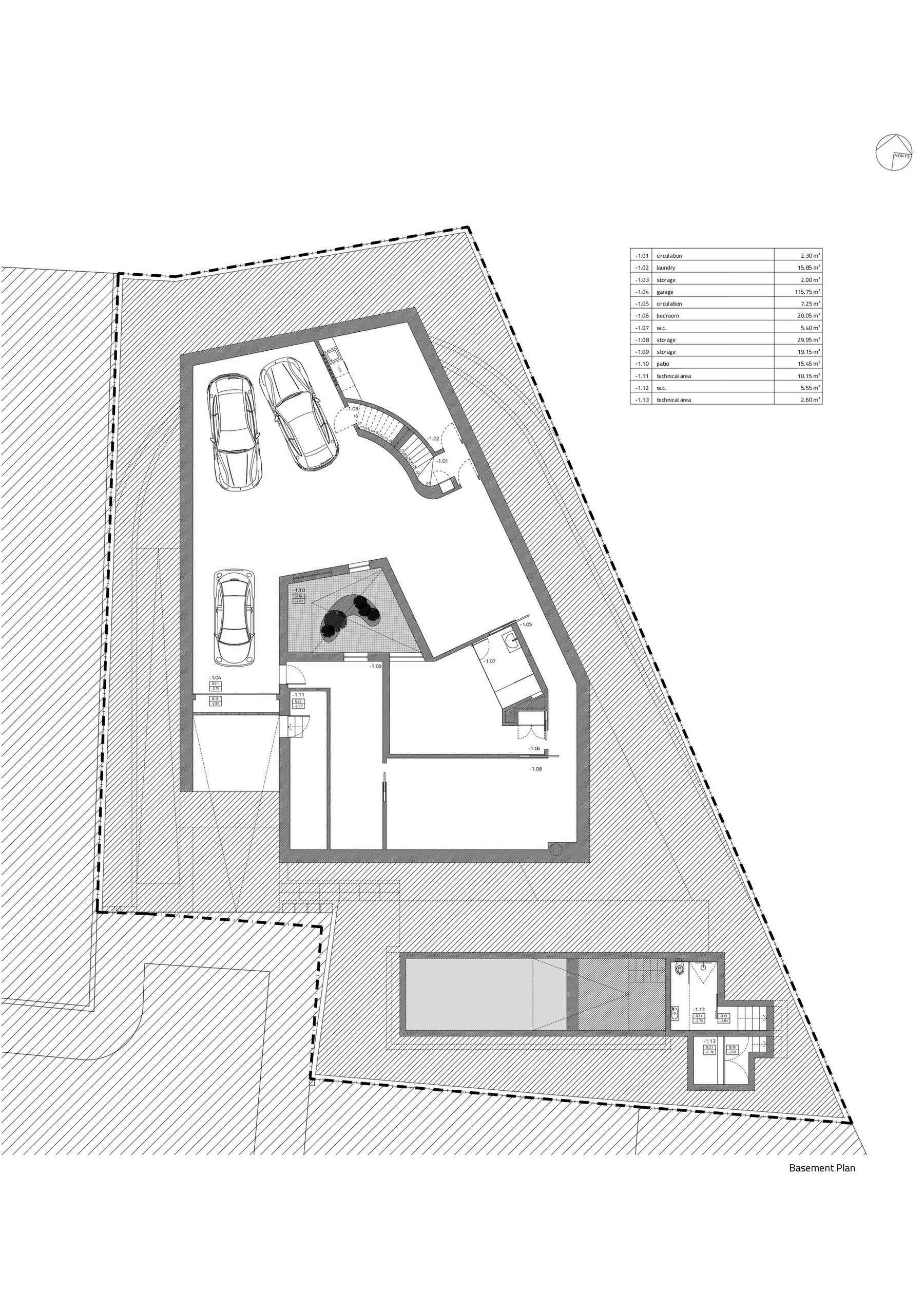 BIM建筑|葡萄牙 Dorfler 住宅，大胆而优雅的曲线 / Vitor Vilhena Arquitectura