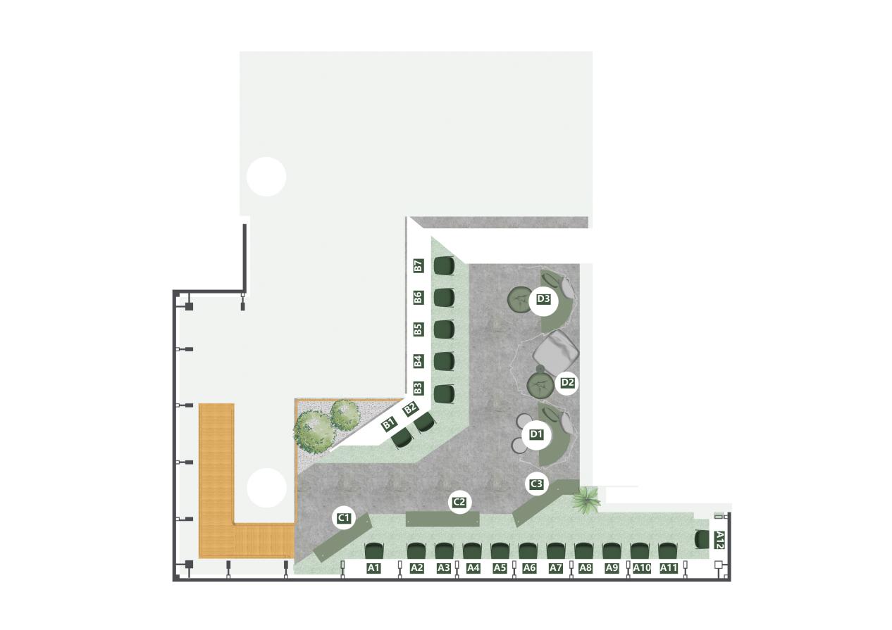 BIM建筑|“云廊”空中自习室 / 平介设计