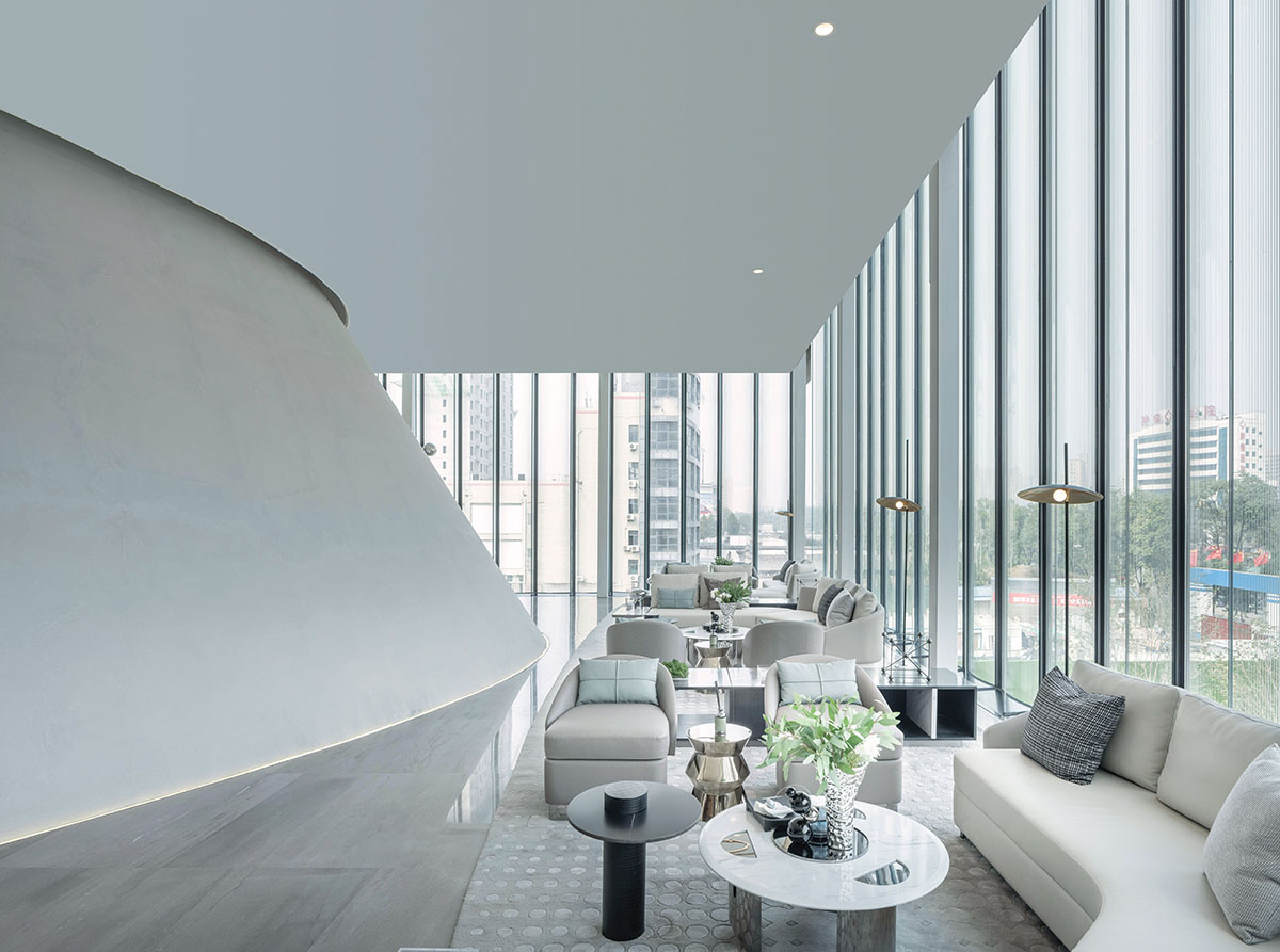 BIM建筑|漂浮之门——西安沣东新城莱安社区中心 / EID Architecture