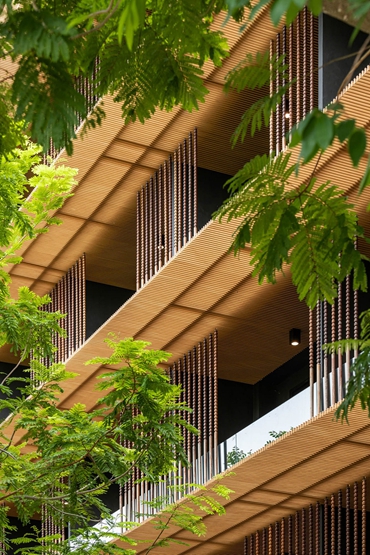 BIM建筑|ACA建筑工作室在泰国多沙达度假村增加水平雨棚