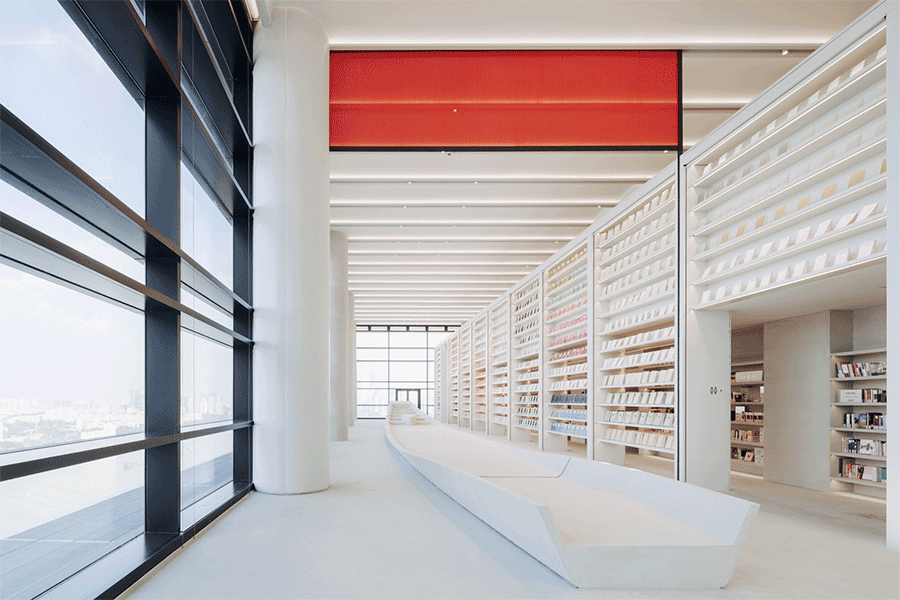 BIM建筑|朝彻书屋——一个抽象的港口城市 / Wutopia Lab